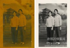 褪色發(fā)黃、掉色泛黃的老照片怎么修復(fù)翻新上色？